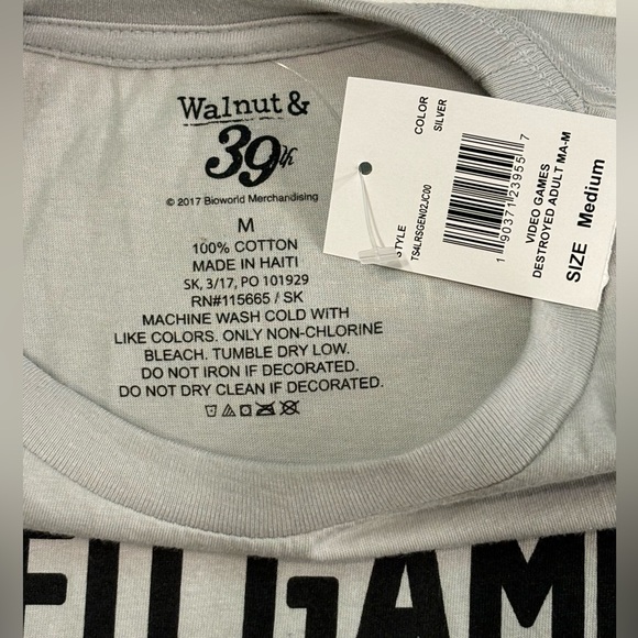 NWT Walnut & 39th Boy’s Graphic Tee Medium Gray - Picture 3 of 5